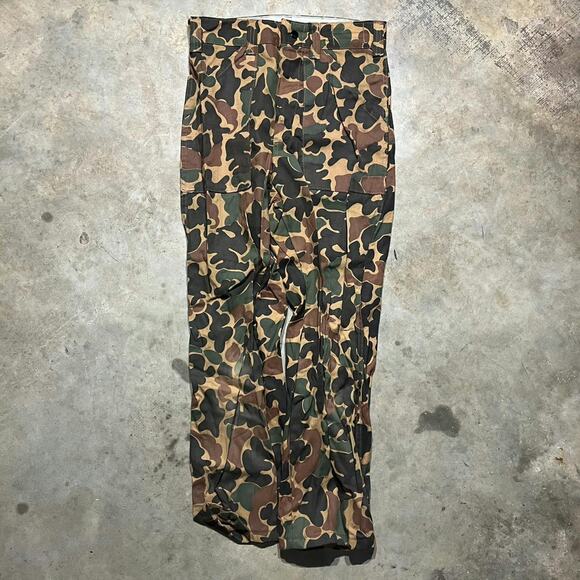 Vintage 70s Sears Sports Center Talon Camo Pants 28x27 - Picture 1 of 5